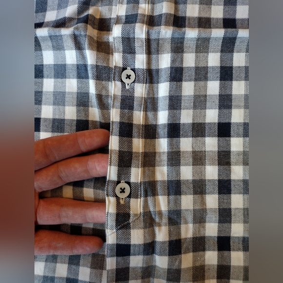 Good Man Brand Button Down Flannel Checkered Shirt Medium NWOT - Picture 9 of 11